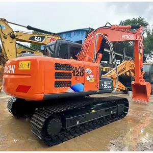 Oruga hidráulica Hitachi ZX120 de segunda mano, modelo Hitachi ZAXIS serie 120 de 12 toneladas, excavadora usada Original de Japón