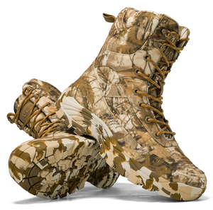 Bottes tactiques de chasse DF 1906 AS33 pour homme, grandes tailles 39-47, couleur kaki-vert, pour l'Afrique, la pampa, la forêt et le désert - Product Image 4