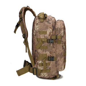 Équipement d'entraînement en plein air, sac à dos de camping, sac à dos tactique pour les randonneurs, design 3D, stock d'usine, doublure en nylon - Product Image 3