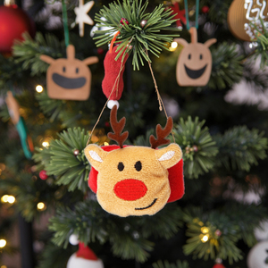 Grazioso braccialetto con anello a scatto di <span class=keywords><strong>natale</strong></span> <span class=keywords><strong>per</strong></span> bambini, piccolo regalo decorativo in peluche <span class=keywords><strong>per</strong></span> decorazioni natalizie - Product Image 1