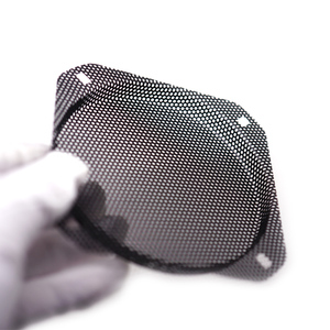 Chất Lượng Cao Tùy Chỉnh Thép Không Gỉ Loa Nướng Tấm Màu Đen Thép Lưới Loa Nướng Peforatied Kim Loại Lưới Loa Nướng - Product Image 4