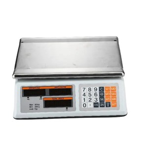 Báscula Comercial Precisa Veidt Weighing ACS-809 de 30 kg con Pantalla LCD y Cajón para Efectivo, para Restaurantes y Precios de Alimentos - Product Image 5