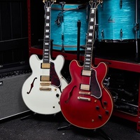 Untuk Gitar Jazz ES-335 Body Maple & Fretboard Ebony Electric Hollowbody-Casino 339 Model Sheraton Broadway