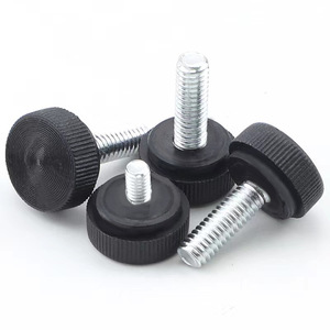 Mingxin <b>Round</b> <b>Head</b> Knurled <b>Screw</b> Galvanized Steel DIN7984 Level 4.8 Iron Plastic Handle Bolt Adjustable - Product Image 3