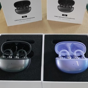 Auriculares deportivos inalámbricos de conducción ósea transfronterizos con clip para la oreja 5.3, sin intraauriculares, impermeables IPX3, con control por voz y batería de larga duración - Product Image 4