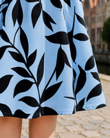 Robe midi décontractée pour femmes, impression personnalisée en gros
