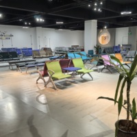 Chaises d'attente modernes pour hôpitaux, aéroports, centres commerciaux, salons, bancs métalliques durables pour bureaux commerciaux et stations de métro