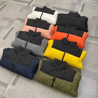 Jaket Bulu Angsa Berkerudung Musim Dingin, Mantel Bulu Tebal Hangat, Mantel Musim Dingin, Parka Utara, Logo Bordir, Jaket Pria