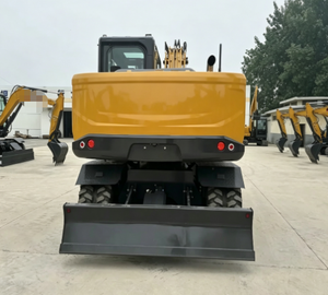 Excavatrice sur pneus de marque supérieure XE105WG de 10,1 tonnes avec une capacité de godet de 0,45 m³ pour la construction routière et l'utilisation agricole - Haute efficacité - Product Image 5