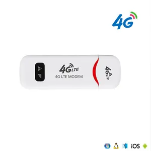 Drvier-Gratis Kecil Jaringan Data Kartu 4G Wifi Hotspot Perangkat Nirkabel LTE Modem FDD 4G USB SIM dongle