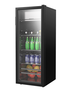 Étagère en acier de vente en gros de SL-<span class=keywords><strong>180</strong></span> de 180L ETL condensateur externe ou intégré réfrigérateur transparent de mini barre de porte simple - Product Image 5