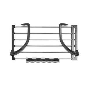 Séchoir à <span class=keywords><strong>linge</strong></span> télescopique sur fenêtre sans perçage, personnalisé en usine - <span class=keywords><strong>Barre</strong></span> de séchage réglable, gain de place pour petites maisons - Product Image 2