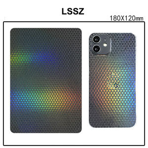 FONLYU Usine Fourniture Paillettes Laser 4D Laser Transparent Retour <span class=keywords><strong>Film</strong></span> Motif Retour Autocollant Films pour Mobile Skins Support Choisir - Product Image 5