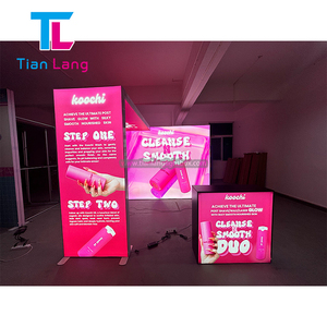 Vente en gros professionnelle portable nouvelle tendance personnalisé autre équipement de salon commercial tissu intérieur ou extérieur promotion compteur - Product Image 5