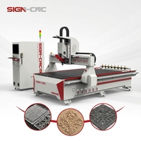 Máquina CNC Industrial de Alto Rendimiento de 3 Ejes con ATC, Router Multifuncional de Alta Velocidad y Funcionamiento Estable