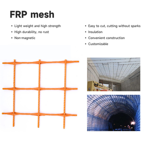 Giá thấp FRP phát sáng chất liệu sợi thủy tinh sườn sợi thủy tinh gia cố Polymer lưới - Product Image 2