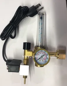 CO2 pirinç debimetre regülatörü solenoid valf