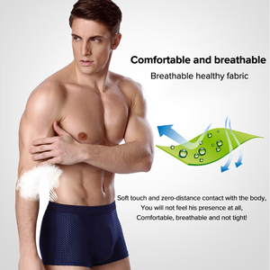 Taille personnalisée Boxer Shorts pour hommes Calecon Homme Ceinture Calecon Homme Confortable Sous-Vêtements pour Hommes Caleçons - Product Image 5