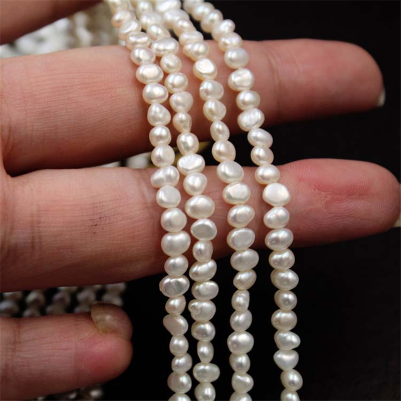Natural 2mm Rice Freshwater Pearl Beads