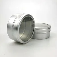 Empty Slip Slide Cosmetic Round Tin Containers Supplier