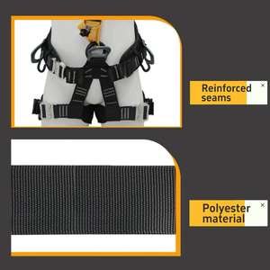 Guangjia <span class=keywords><strong>Harness</strong></span> keselamatan kerja, <span class=keywords><strong>Harness</strong></span> keselamatan kerja ketinggian penuh warna hitam - Product Image 2