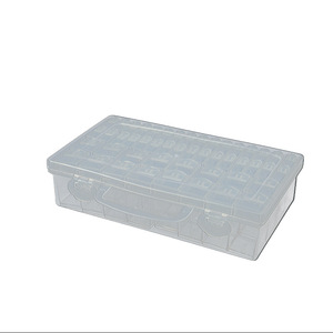 Transparent <b>Storage</b> <b>Box</b> With Partitions 26x13.7x6.2 Cm For Jewelry <b>Tools</b> Desktop Organizer Plastic Parts Container - Product Image 4