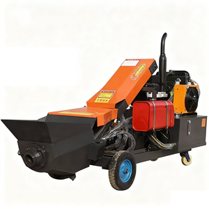 Pompe à béton Pompe à béton diesel <span class=keywords><strong>Tuyau</strong></span> de pompe à béton 5-6m3/h Mini camions de pompage de béton <span class=keywords><strong>avec</strong></span> diesel à vendre - Product Image 4