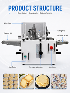 Desktop Automatic <b>Biscuit</b> Slicing <b>Machine</b> Stainless Steel Cookie Dough Cutter for Bakery Shop - Product Image 2