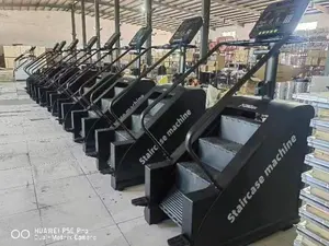 Equipo comercial de gimnasio de cardio, entrenamiento de escalada de acero, máquina escaladora de escaleras paso a paso para entrenamiento mejorado