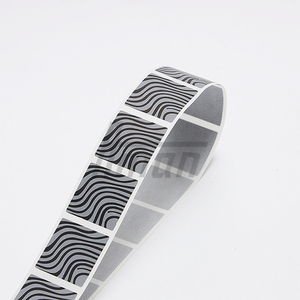 <b>Scratch</b>-Off Anti-Counterfeit Label PET Material Zebra Stripe for Recharge Card Game Card Password Sticker B2B Custom Packaging - Product Image 2