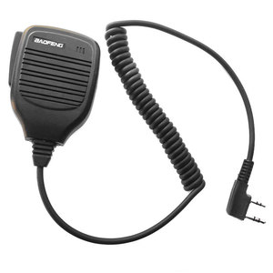 Microphone à main Baofeng Ksc-21 pour talkie-walkie Uv5r Uv8d, accessoire audio Vhf Uhf avec câble enroulé - Product Image 1