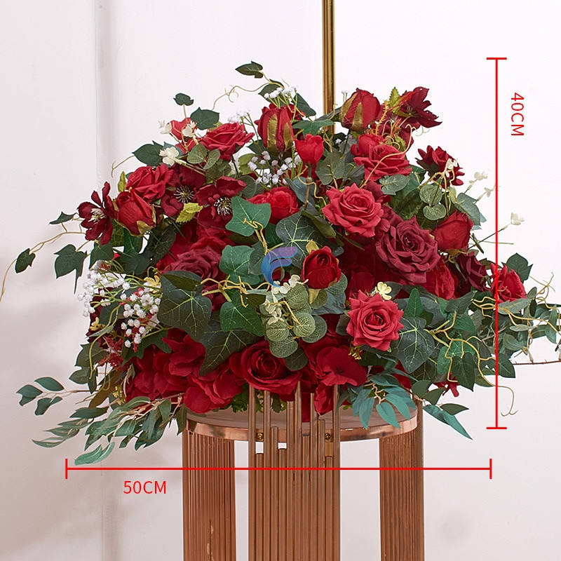 Red(Ball of flowers)