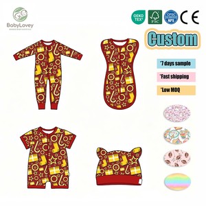 Babylovey Culla Portaoggetti Personalizzata con Cerniera YKK in Bambù per Neonati, Stampa Ciliegie Azzurre, Campione 7 Giorni per Tutte le Stagioni - Product Image 2