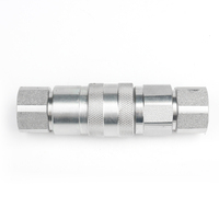 Raccord rapide hydraulique à face plate FF 1/2 "BSP BSPT NPT, coupleur rapide BSPP 1/2 G1/2 ISO16028