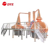Équipement de distillation en pot de cuivre DYE pour la production de whisky, gin, rhum et brandy