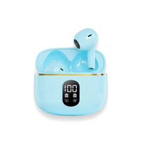 Casque Bluetooth avec basses très profondes, écouteurs HiFi, casque Bluetooth, longue durée de vie de la batterie, écouteurs TWS avec écran numérique LED