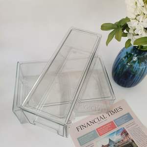 Escolha Fun Kitchen Essentials Plastic Multipurpose Large Fridge <span class=keywords><strong>Pet</strong></span> <span class=keywords><strong>Food</strong></span> Armazenamento Bin Container Organizador Com gaveta - Product Image 4