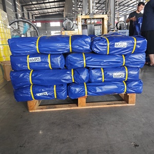 Bâche bleu foncé 180GSM-300GSM, revêtement anti-UV, PE Leno, bâche pour échafaudage - Product Image 6