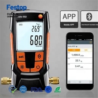 Festop 100% Original Testo 552 - Vacuómetro Digital / Medidor de Presión de Vacío