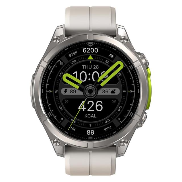 Silicone Band Smart Watch T-Rex 1.43 Inch AMOLED Display Rugged Smart Watch with Built-in Flashlight