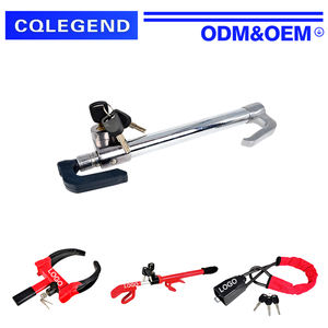 Verrou de <span class=keywords><strong>volant</strong></span> de haute qualité, verrou de pédale antivol, verrou de <span class=keywords><strong>volant</strong></span> télescopique en acier massif universel - Product Image 1