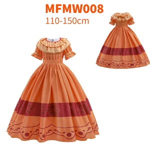 Promozione ragazze abiti fantasiosi per carnevale Halloween <span class=keywords><strong>vestito</strong></span> da principessa Isabella Encanto Mirabel Costume Cosplay madrigale con borsa - Product Image 6