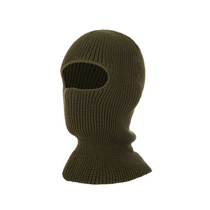 Pasamontañas de punto de un solo orificio, color sólido, unisex, para adultos, máscara deportiva, para esquí, ciclismo, protección facial, cálido para el invierno - Product Image 5