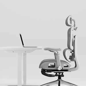 เก้าอี้สำนักงานเออร์กอนอมิกส์รุ่นใหม่ รับน้ำหนักได้มาก นั่งสบาย ปรับเอนได้ เหมาะสำหรับผู้บริหารระดับสูง ซีอีโอ หัวหน้า  พร้อมที่พักเท้า - Product Image 1