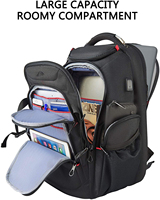Sac à dos pour ordinateur portable spacieux avec compartiment grande capacité et poche RFID