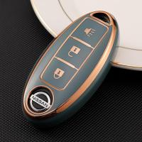 Magicocase Nissan Qashqai Murano Tiida Maxima Altima Infiniti 2018-2020 Housse de clé intelligente en TPU, étui de protection pour clé de voiture, 5 couleurs