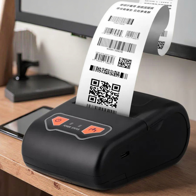 Mobile Printer Device 58mm receipt Mini Portable Mobile Usb bt Wireless Portable Thermal Printer