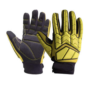 Guantes de Seguridad Personalizables de TPR Resistentes al Calor/Corte, Duraderos, Antideslizantes, de Textura Suave, con Puño Recto, Reductores de Impactos y Anti-Vibración - Product Image 1