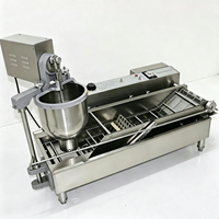 Nouvelle machine professionnelle à mini-beignets 110V/220V, électrique, commerciale, haute productivité, équipement pour petites entreprises à base de farine