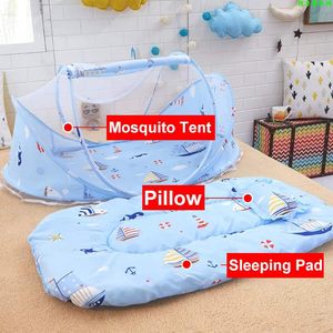 Mosquitera portátil biónica antipresión para cuna de bebé, cama plegable para recién nacido, poliéster tejido ecológico, a prueba de niños, con estampado animal - Product Image 5